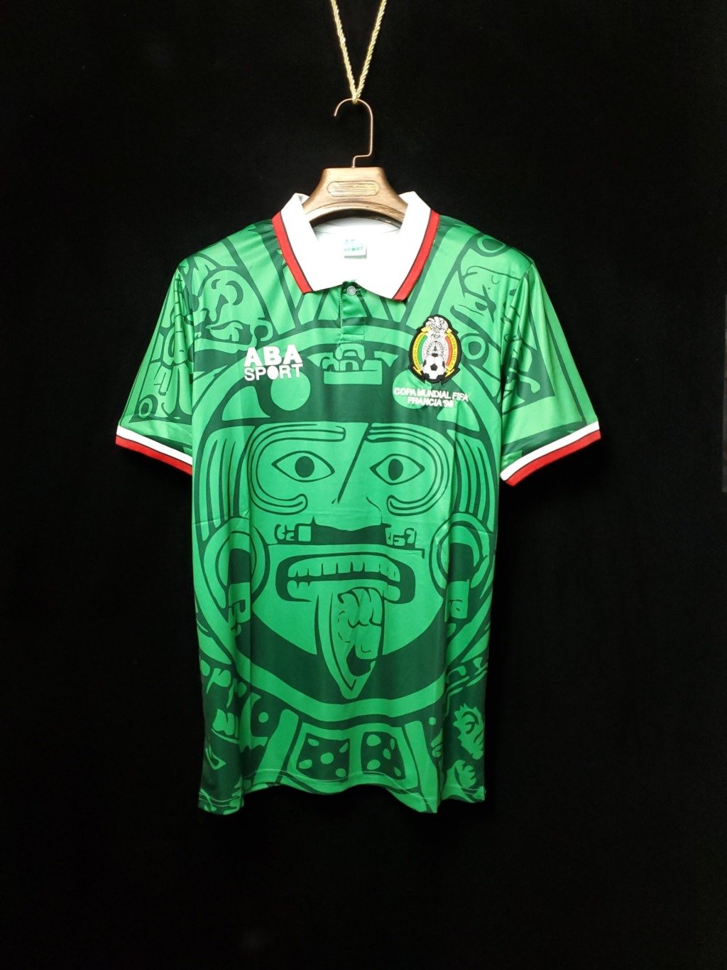 football-shirt-mexico-retro-1998-1 Football Shirt Mexico Retro 1998 front
