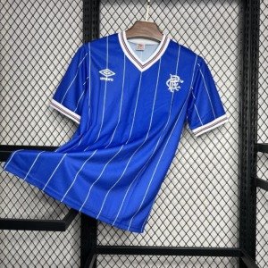Football Shirt Rangers Home 82-84 Retro front
