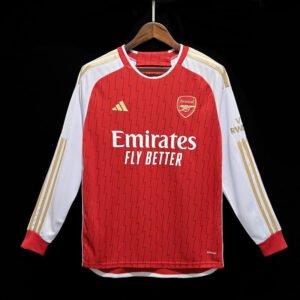 football-shirt-arsenal-home-23-24-long-sleeve-1 Football Shirt Arsenal Home 23-24 Long Sleeve front