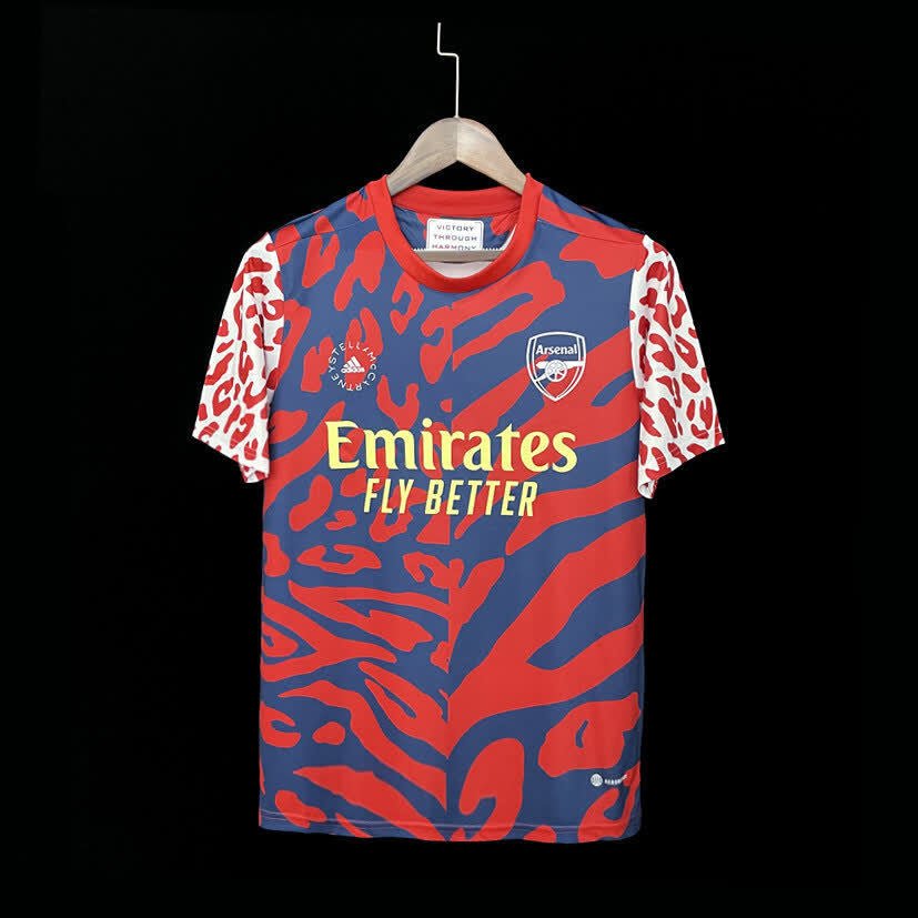 football-shirt-arsenal-pre-match-training-22-23-1 Football Shirt Arsenal Pre-match Training 22-23 front