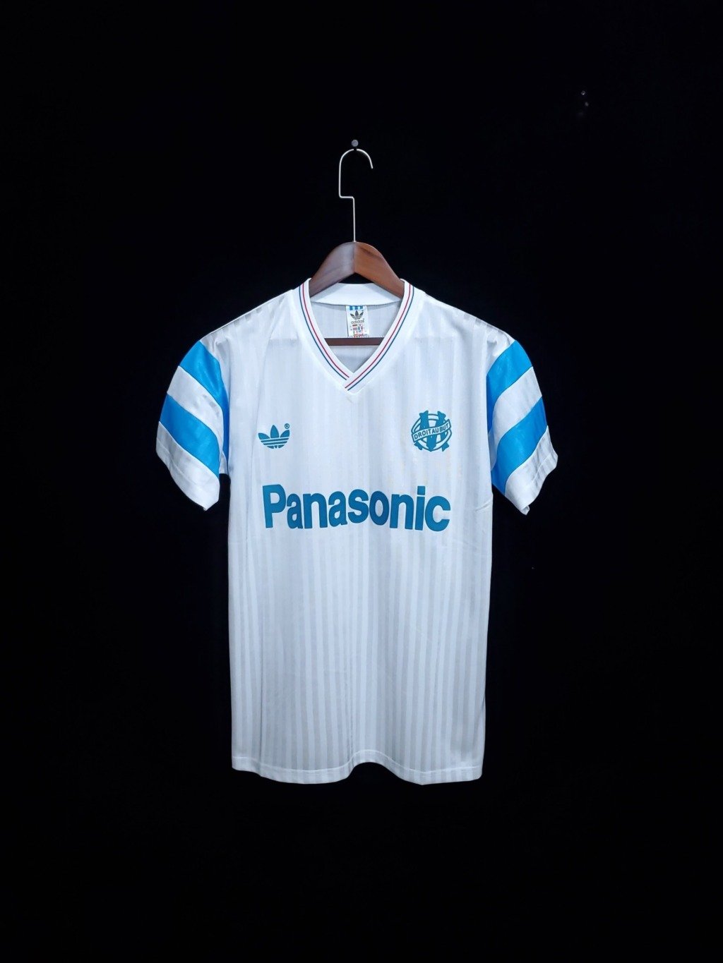 football-shirt-olympique-marseille-home-90-91-retro-1 Football Shirt Olympique Marseille Home 90-91 Retro front
