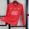 football-shirt-manchester-united-home-07-08-long-sleeves-retro-1 Football Shirt Manchester United Home 07-08 Long Sleeves Retro front