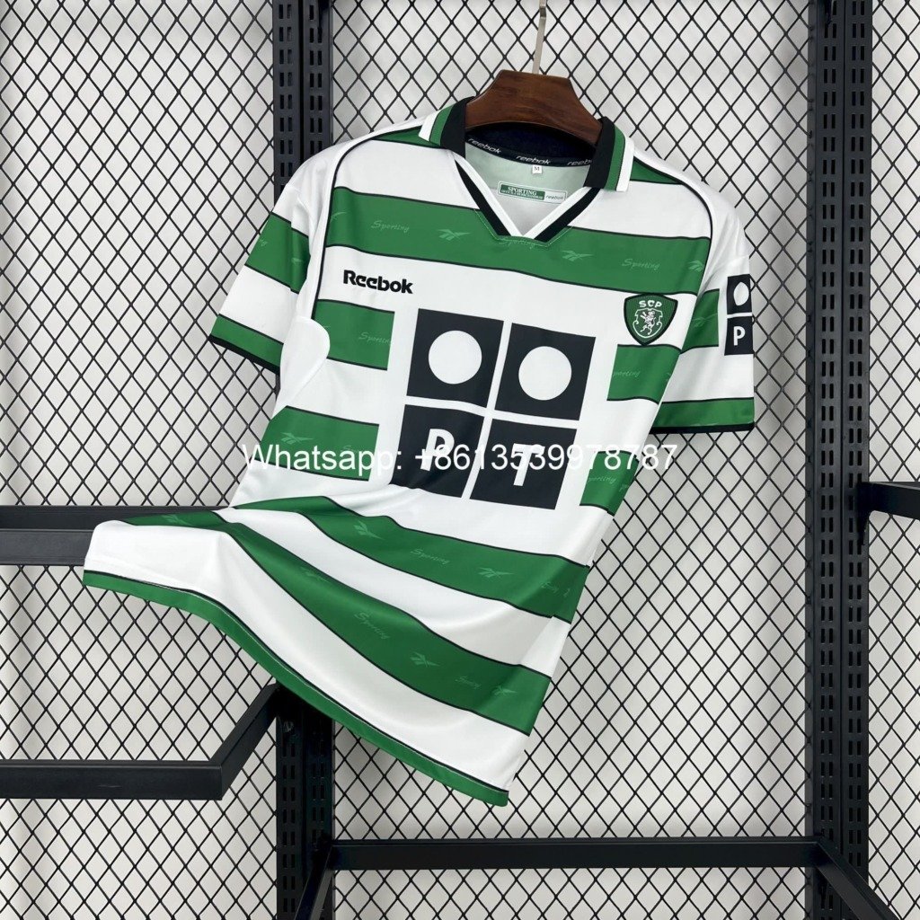 Football Shirt Sporting CP Home 00-01 front