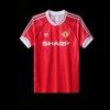 Football Shirt Manchester United Home 90-92 front