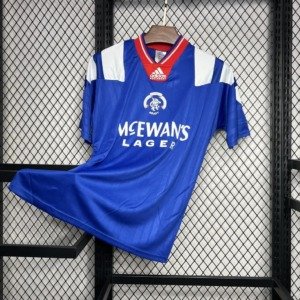 Football Shirt Rangers FC Home 92-94 Retro front