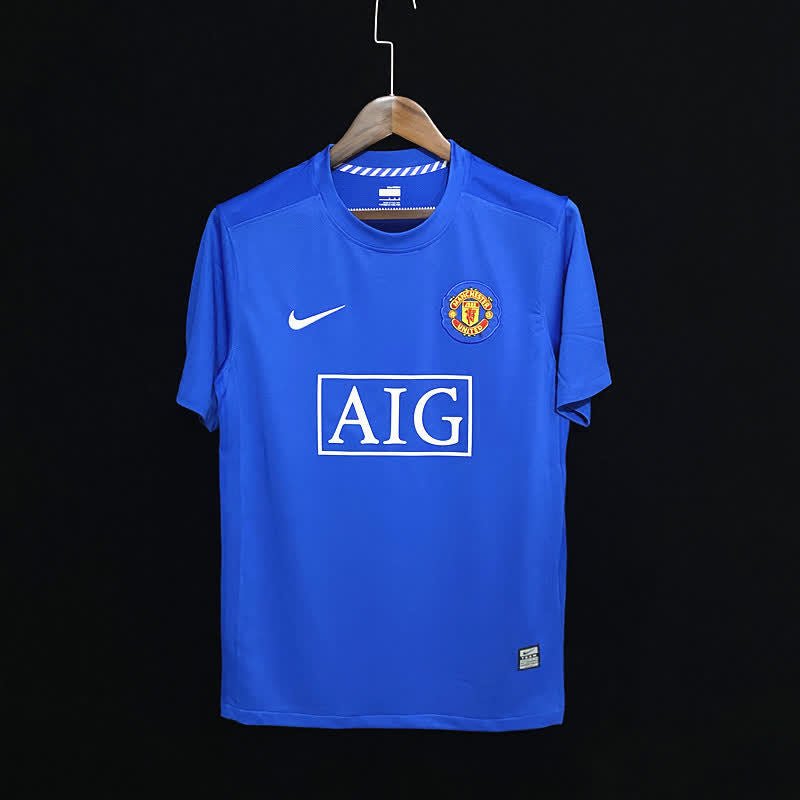 Football Shirt Manchester United Away 07-08 Retro front