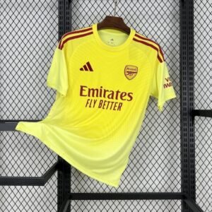 football-shirt-arsenal-goalkeeper-25-26-yellow-1 Football Shirt Arsenal Goalkeeper 25-26 Yellow front