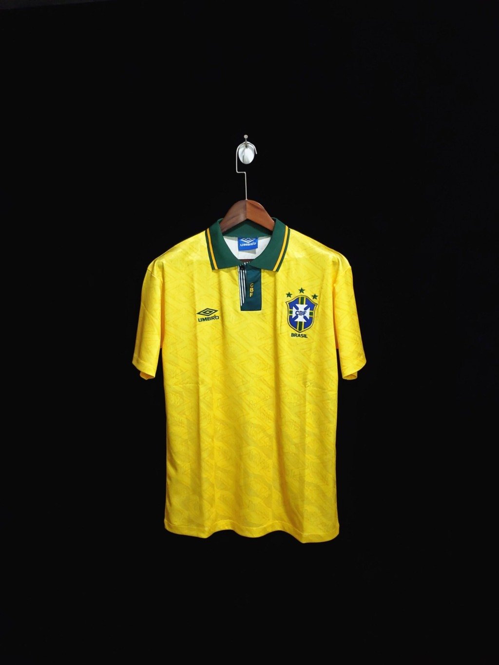 football-shirt-brazil-home-91-93-1 Football Shirt Brazil Home 91-93 front