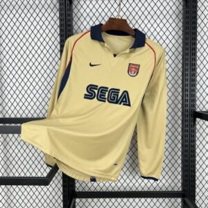 Football Shirt Arsenal Away LS 01-02 Retro front