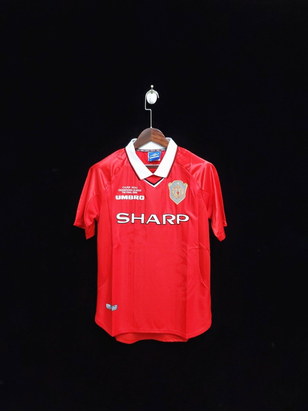 football-shirt-manchester-united-home-99-00-retro-1 Football Shirt Manchester United Home 99-00 Retro front