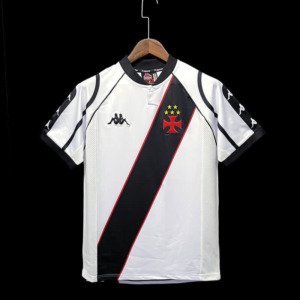 football-shirt-vasco-da-gama-white-retro-02-03-1 Football Shirt Vasco da Gama White Retro 02-03 front