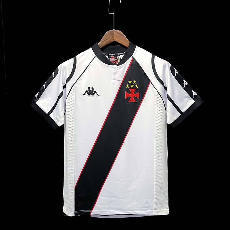 football-shirt-vasco-da-gama-white-retro-02-03-1 Football Shirt Vasco da Gama White Retro 02-03 front