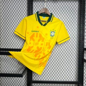 football-shirt-brazil-home-1994-retro-1 Football Shirt Brazil Home 1994 Retro front