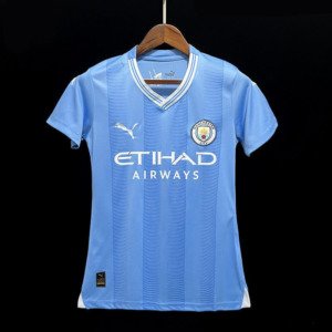 football-shirt-manchester-city-home-23-24-women-1 Football Shirt Manchester City Home 23-24 Women front