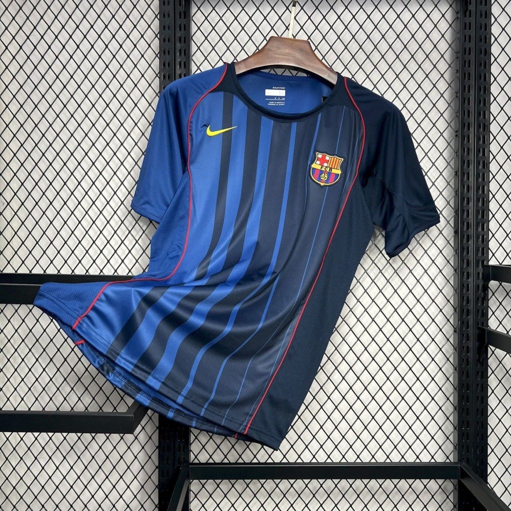 football-shirt-fc-barcelona-away-04-05-1 Football Shirt FC Barcelona Away 04-05 front
