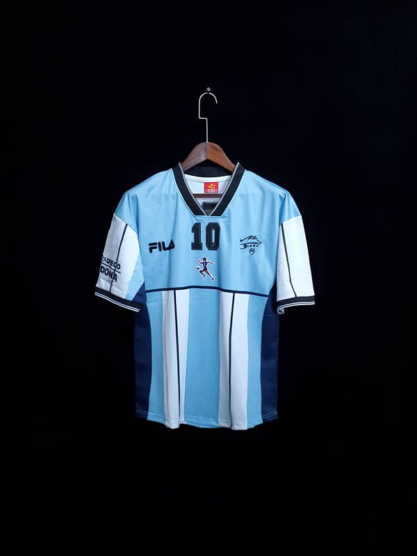 football-shirt-argentina-commemorative-2001-retro-1 Football Shirt Argentina Commemorative 2001 Retro front