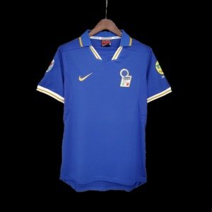 football-shirt-italy-home-1996-retro-1 Football Shirt Italy Home 1996 Retro front