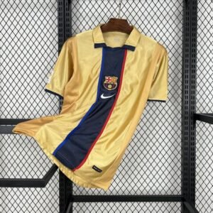Football Shirt FC Barcelona Away 01-02 Retro front