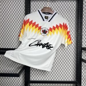 football-shirt-club-america-retro-95-96-white-1 Football Shirt Club America Retro 95-96 White front