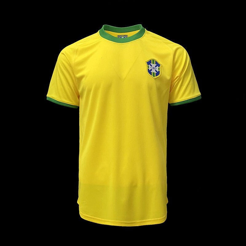 football-shirt-brazil-home-1970-retro-1 Football Shirt Brazil Home 1970 Retro front