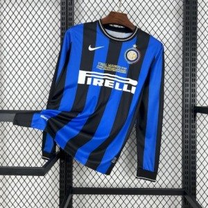 Football Shirt Inter Milan Home 09-10 Long Sleeves Retro front