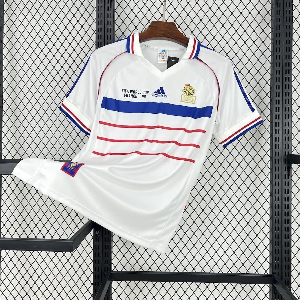football-shirt-france-away-98-99-retro-2-1 Football Shirt France Away 98-99 Retro front