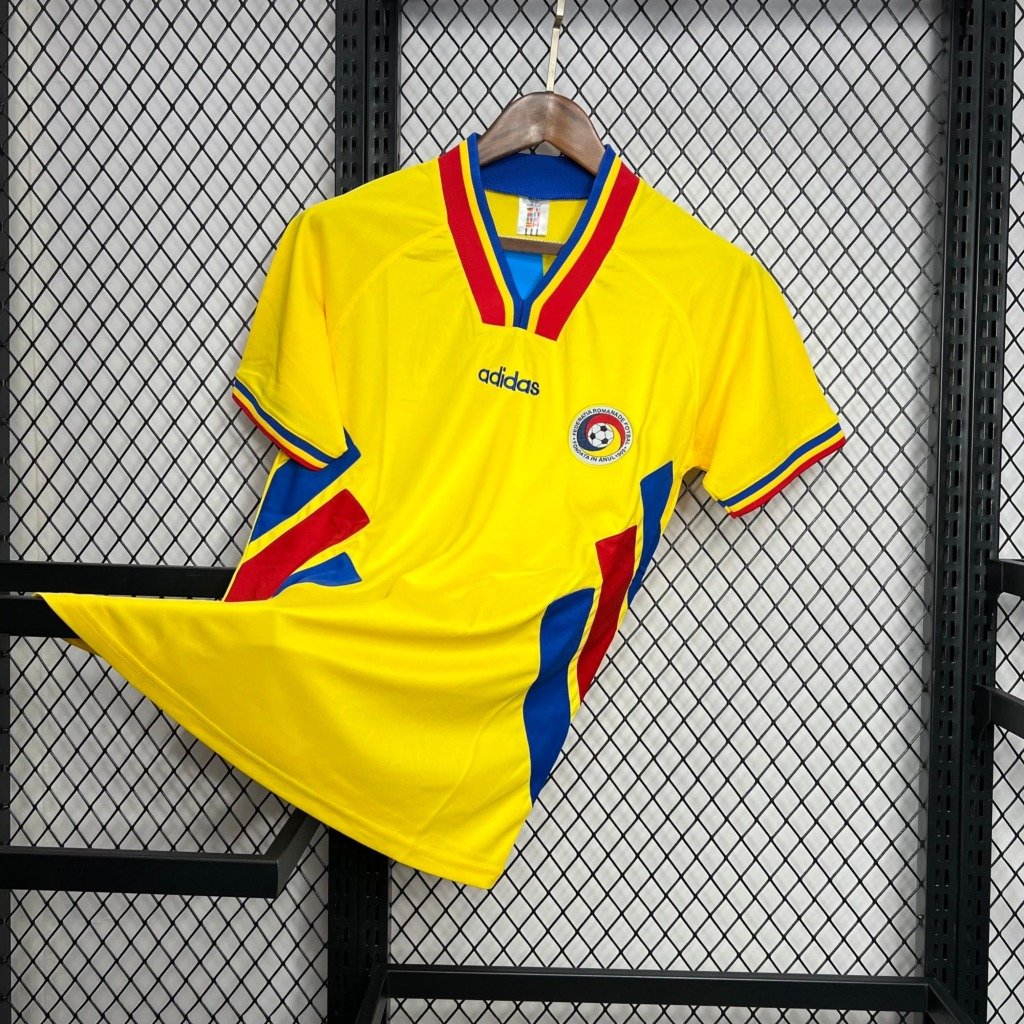football-shirt-romania-home-94-95-retro-1 Football Shirt Romania Home 94-95 Retro front
