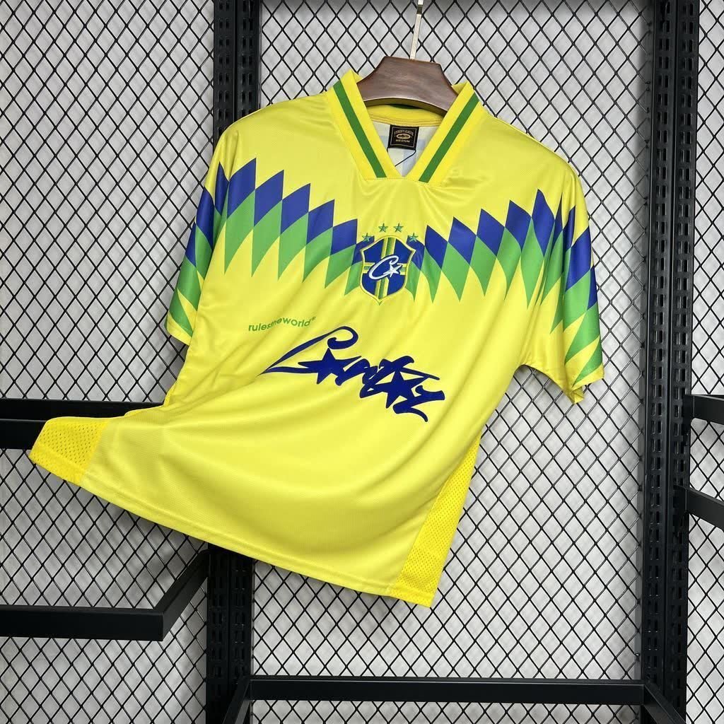 football-shirt-brazil-home-95-96-retro-1 Football Shirt Brazil Home 95-96 Retro front