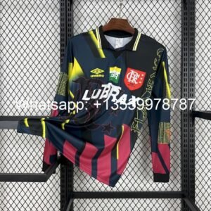 football-shirt-flamengo-goalkeeper-98-99-long-sleeves-retro-1 Football Shirt Flamengo Goalkeeper 98-99 Long Sleeves Retro front