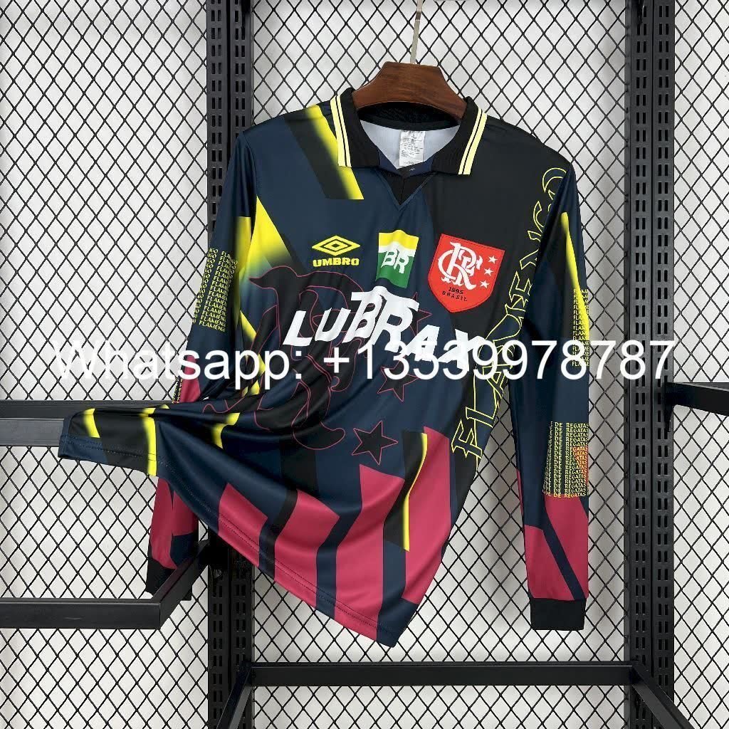 football-shirt-flamengo-goalkeeper-98-99-long-sleeves-retro-1 Football Shirt Flamengo Goalkeeper 98-99 Long Sleeves Retro front