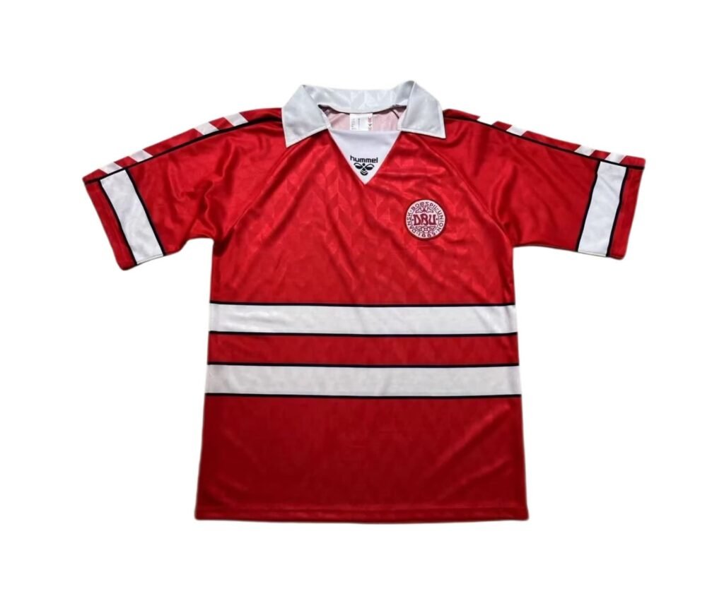 football-shirt-denmark-home-88-89-retro-1 Football Shirt Denmark Home 88-89 Retro front