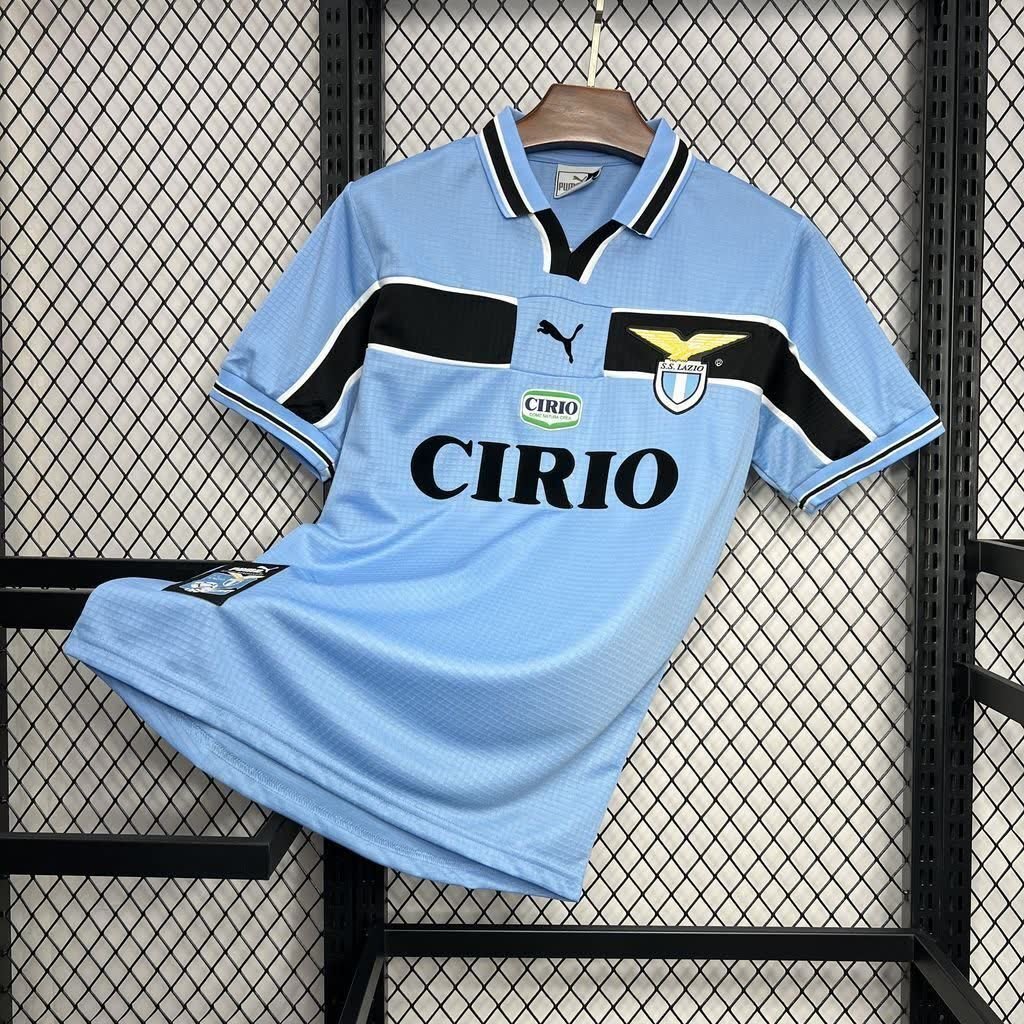 football-shirt-ss-lazio-home-98-99-retro-1 Football Shirt SS Lazio Home 98-99 Retro front