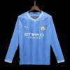 Football Shirt Manchester City Home 23-24 Long Sleeve front