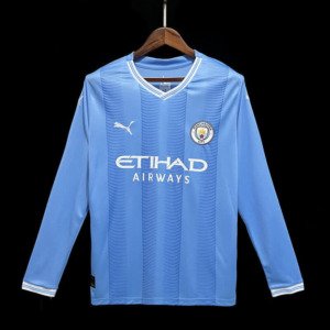 football-shirt-manchester-city-home-23-24-long-sleeve-1 Football Shirt Manchester City Home 23-24 Long Sleeve front