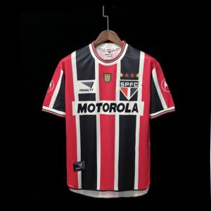 Football Shirt Sao Paulo Away 00-01 Retro front