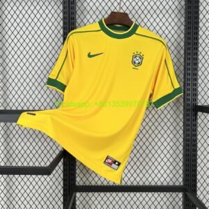 football-shirt-brazil-home-98-99-retro-1 Football Shirt Brazil Home 98-99 Retro front