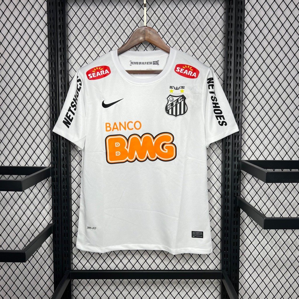 Football Shirt Santos FC Home 11-12 Centennial Retro front