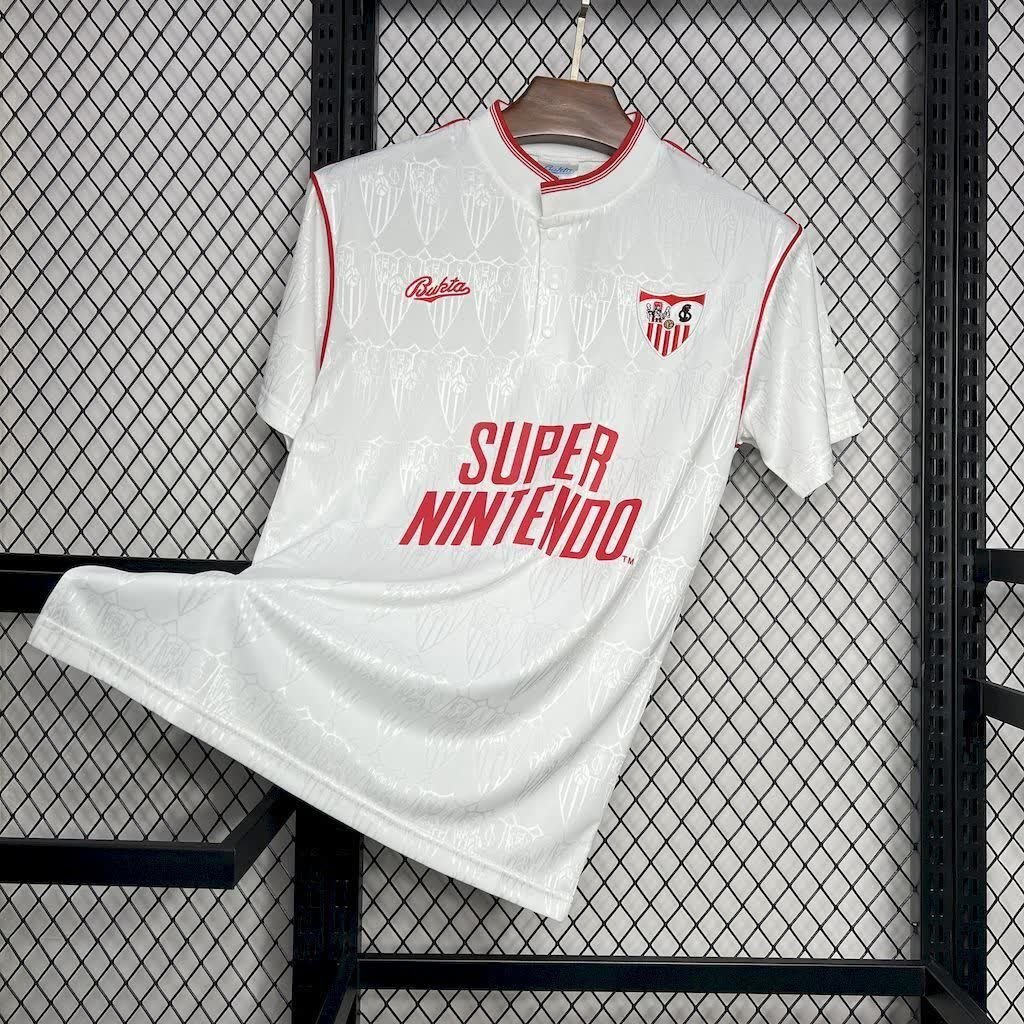 football-shirt-sevilla-fc-home-91-92-retro-1 Football Shirt Sevilla FC Home 91-92 Retro front