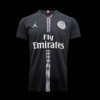 Football Shirt PSG Black 18-19 Retro front