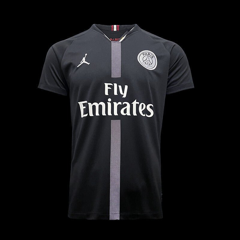 Football Shirt PSG Black 18-19 Retro front