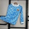 Football Shirt DDR Away 88-89 Long Sleeve Retro front