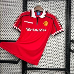 football-shirt-manchester-united-home-98-99-retro-1 Football Shirt Manchester United Home 98-99 Retro front
