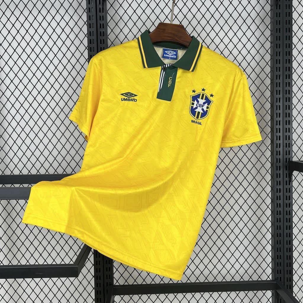 football-shirt-brazil-home-91-93-retro-1-1 Football Shirt Brazil Home 91-93 Retro front