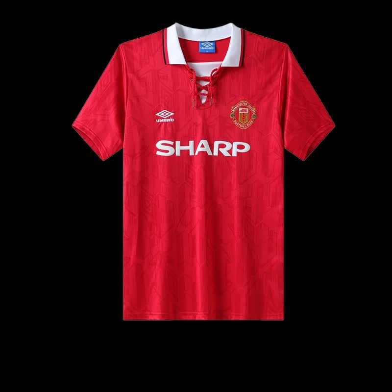 football-shirt-manchester-united-home-92-94-retro-1 Football Shirt Manchester United Home 92-94 Retro front