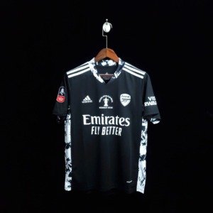 football-shirt-arsenal-goalkeeper-fa-cup-champion-20-21-1 Football Shirt Arsenal Goalkeeper FA Cup Champion 20-21 front