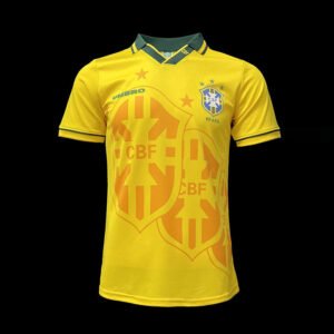 football-shirt-brazil-home-94-95-retro-1 Football Shirt Brazil Home 94-95 Retro front