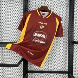 football-shirt-as-roma-home-97-98-retro-1 Football Shirt AS Roma Home 97-98 Retro front