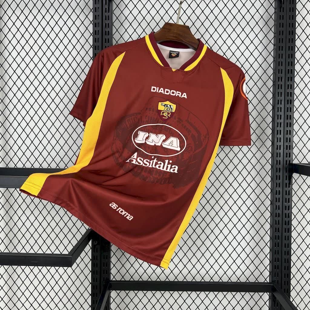 football-shirt-as-roma-home-97-98-retro-1 Football Shirt AS Roma Home 97-98 Retro front