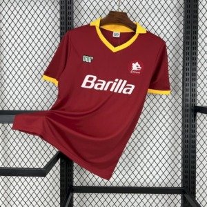 football-shirt-as-roma-home-89-90-retro-1 Football Shirt AS Roma Home 89-90 Retro front