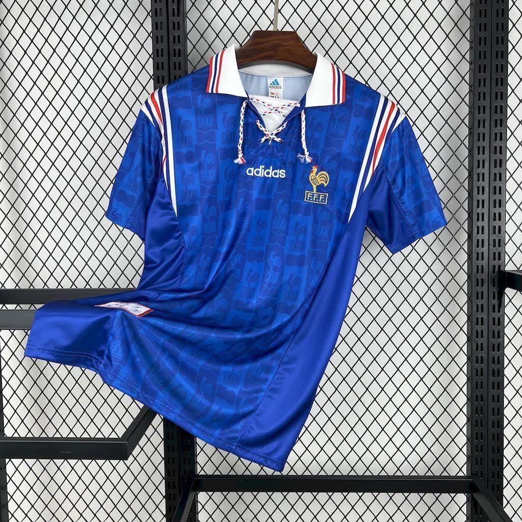 Football Shirt France Home 96-97 Retro front